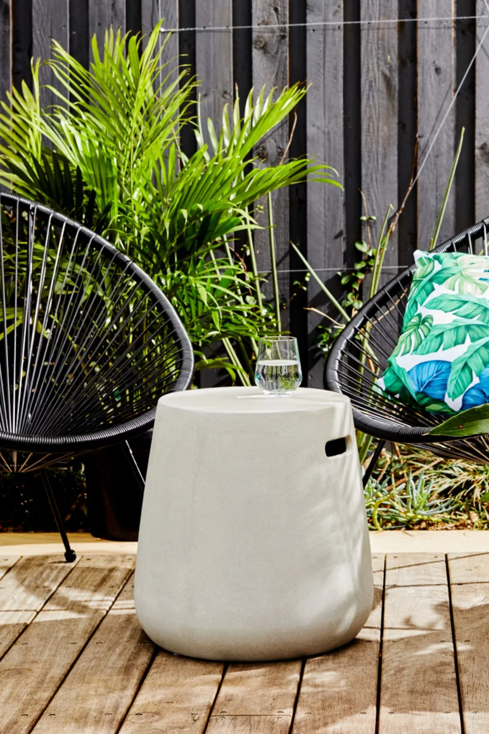 bunnings outdoor range stone stool