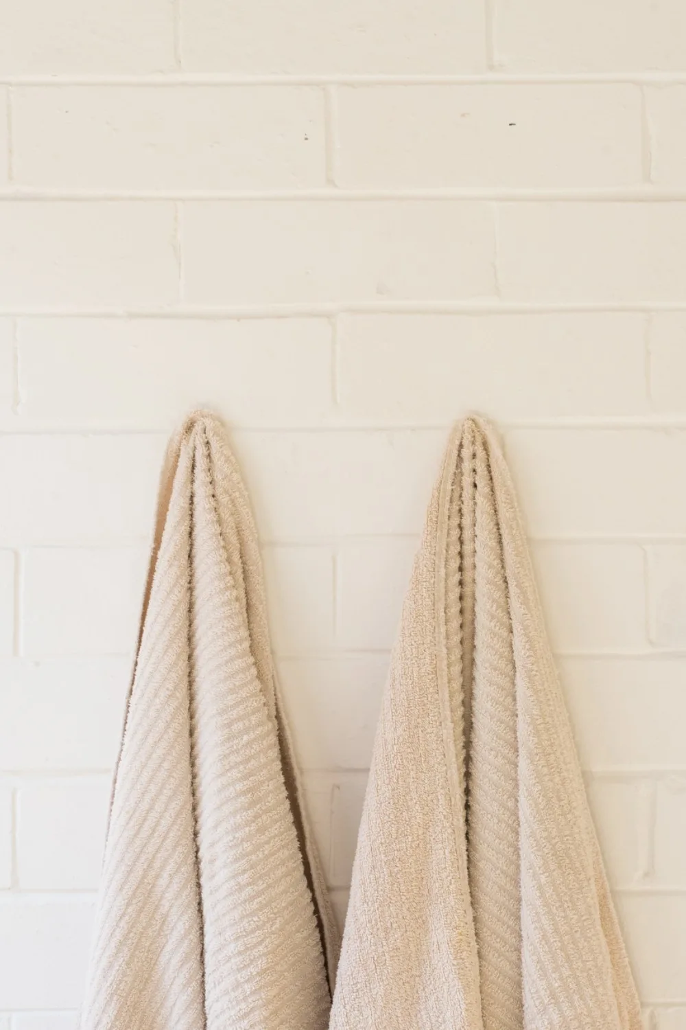 Your washing setting for towels can help them dry soft and fluffy.
