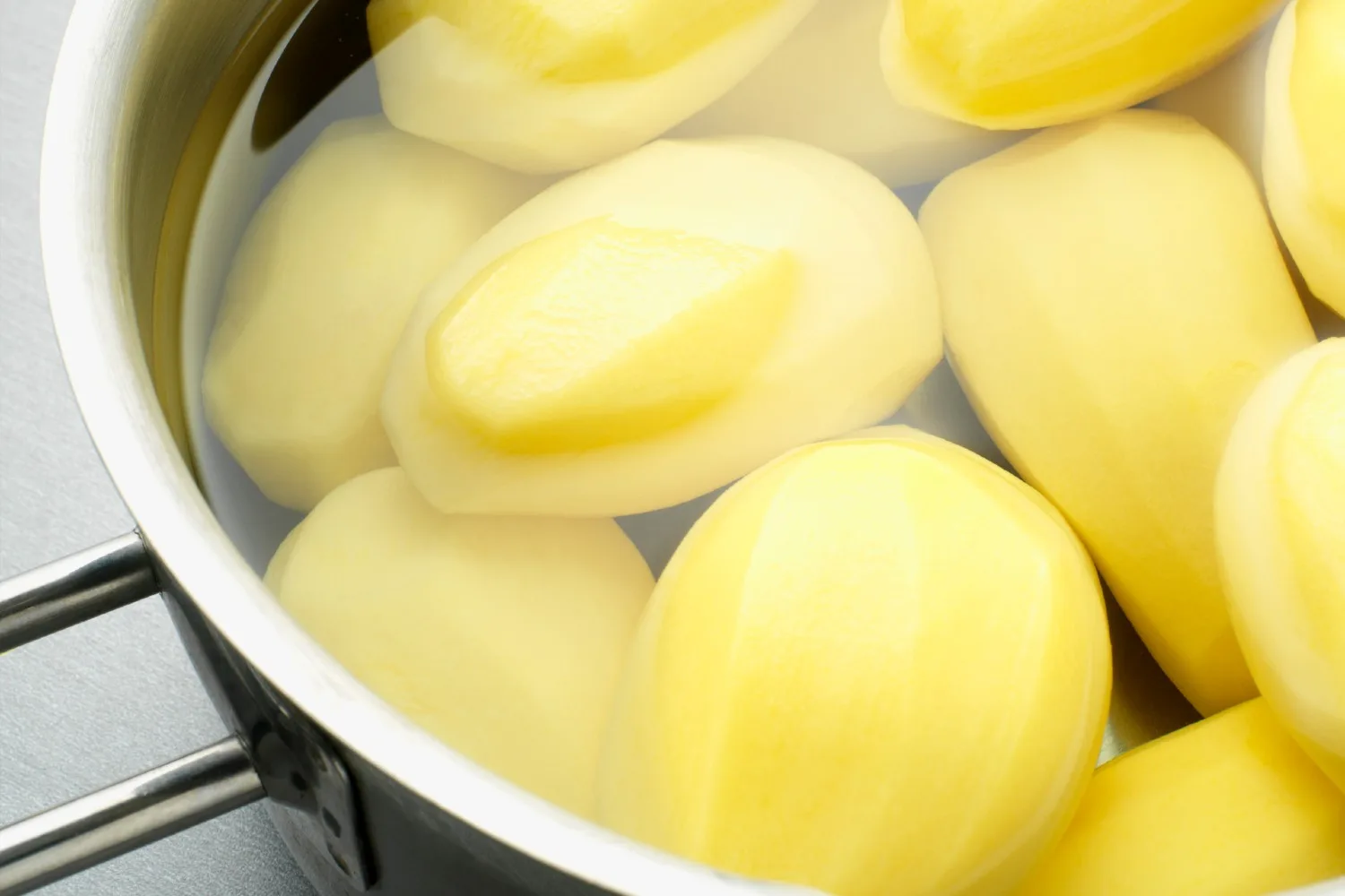 cooking potatoes