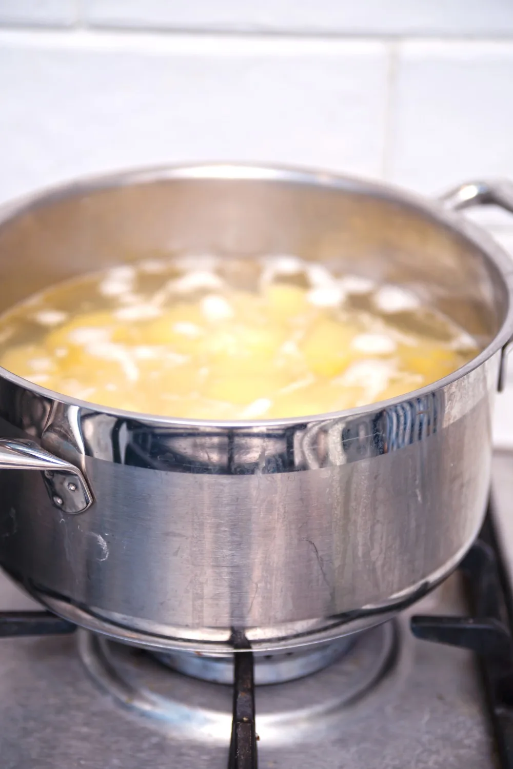 POTATOES COOKING IN A POT
