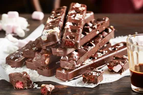Cherry Ripe rocky road bars