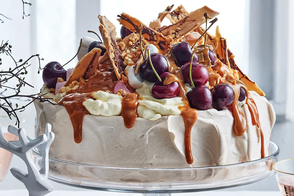 Choc-caramel rocky road pavlova recipe Recipe - Better Homes & Gardens Australia