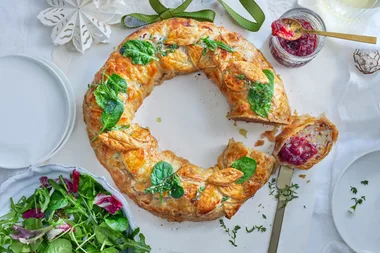 Turkey wellington wreath