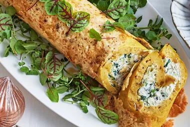 Pumpkin roulade