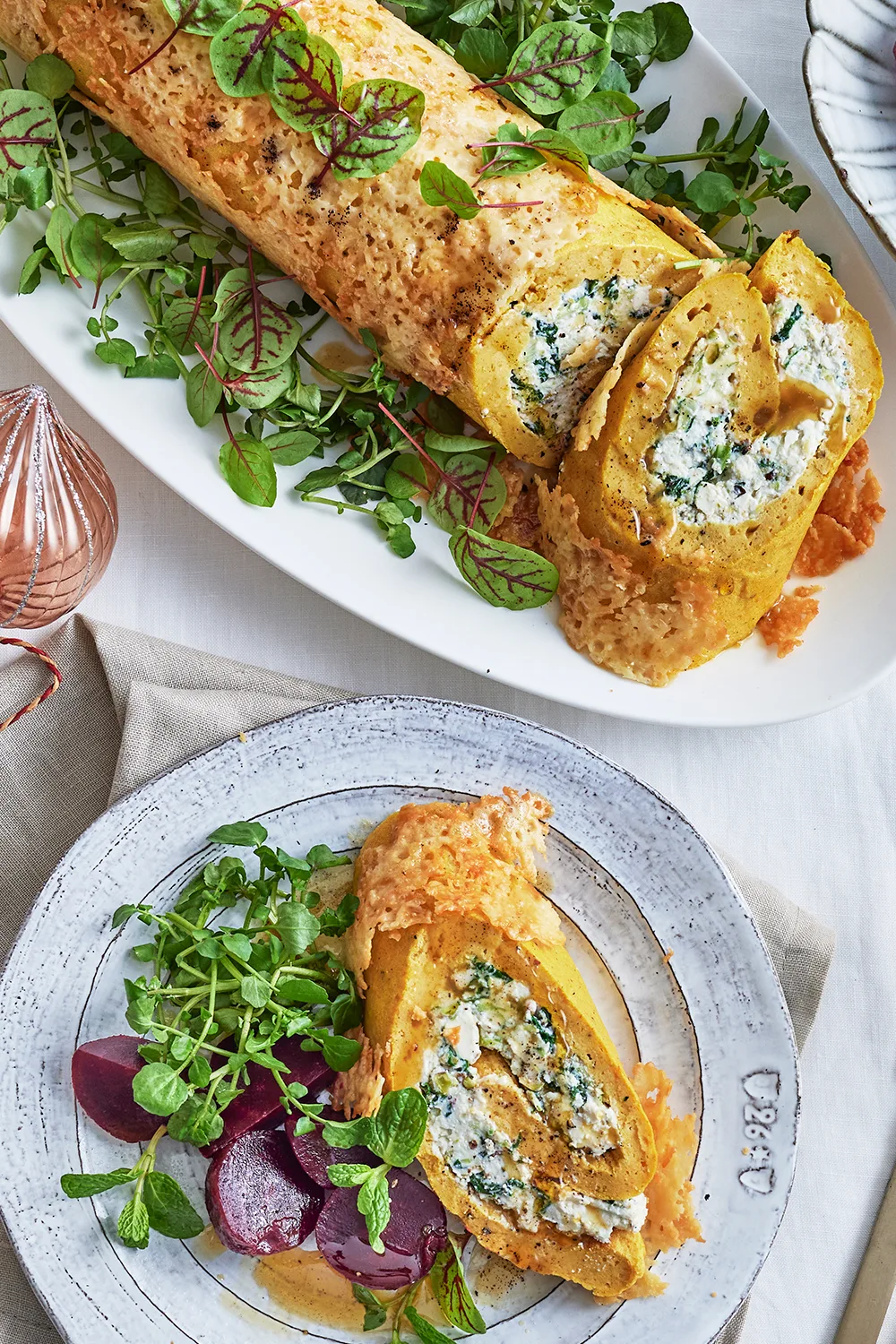 Pumpkin roulade