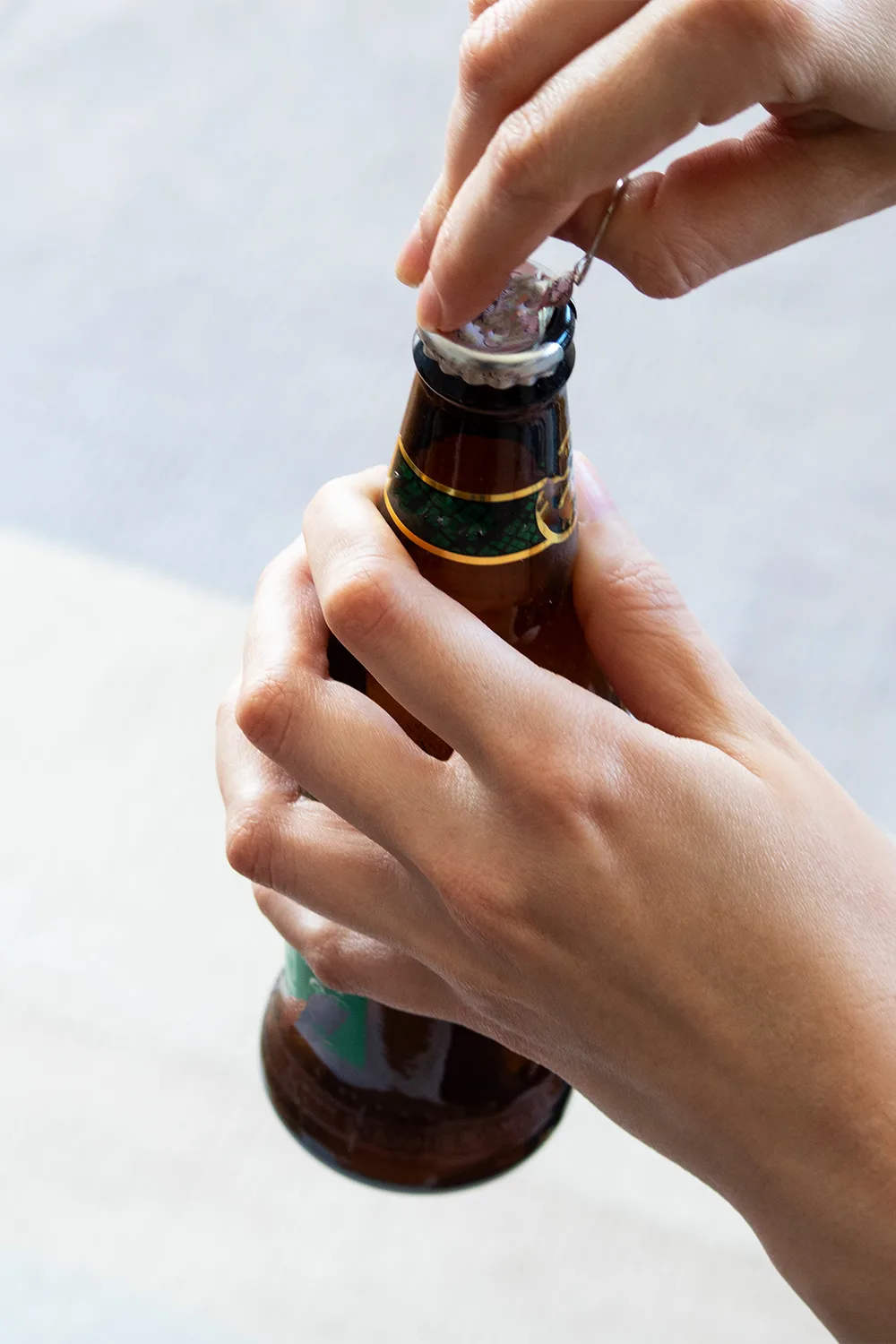 bottle open