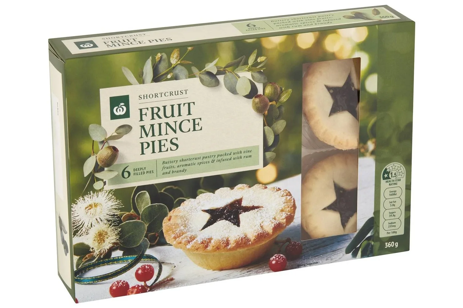 fruit mince pies woolworths