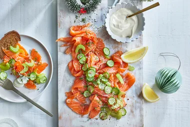 Cheat’s salmon gravlax