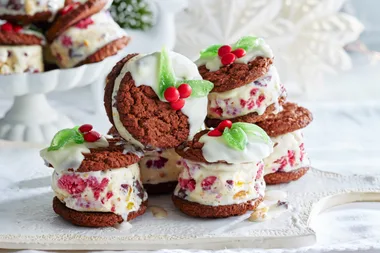 Festive ice-cream sandwiches