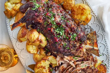 Cranberry and thyme lamb shoulder