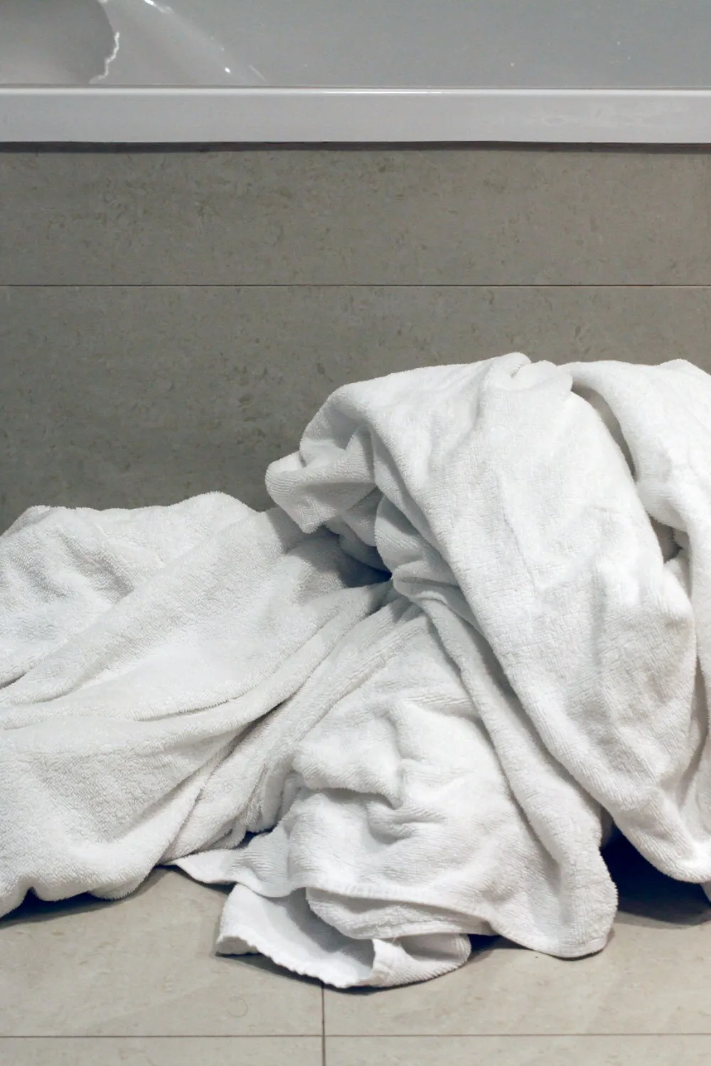 wet towels going mould