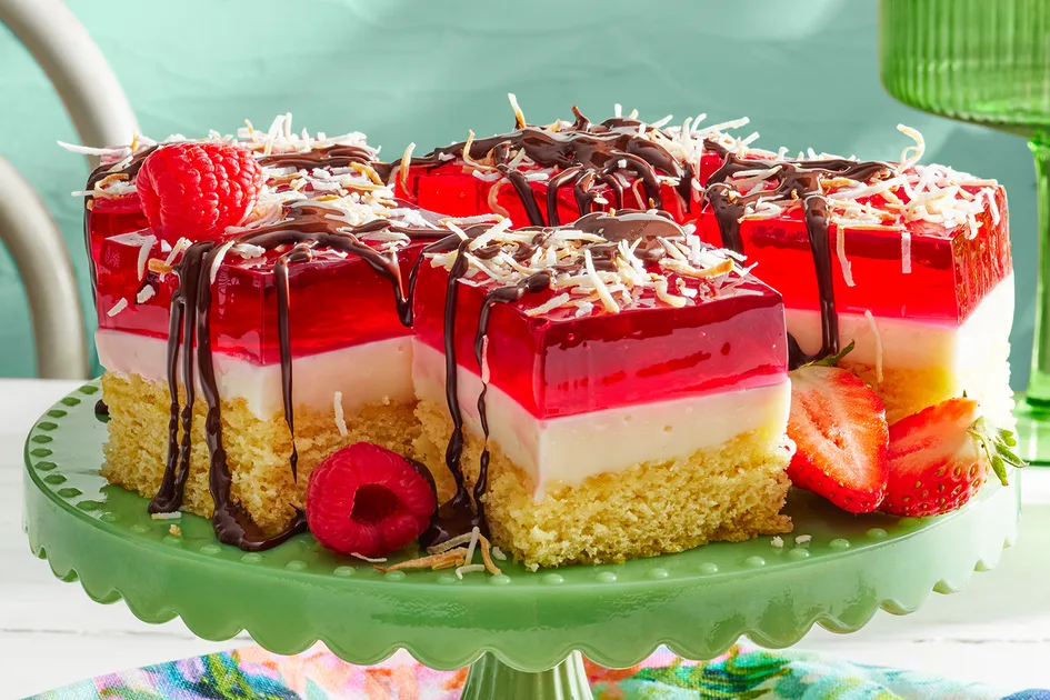 Lamington Jelly Slice: Aussie Dessert with a Twist - Better Homes & Gardens Australia