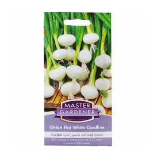 Master Gardener Onion Flat White Seeds