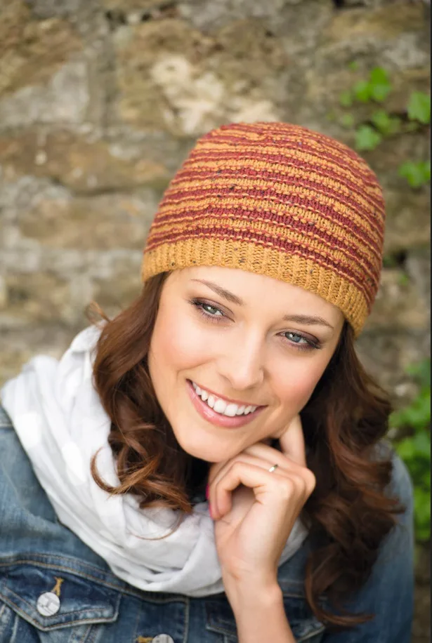 burnt sienna beanie