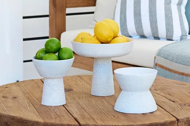 How to make faux stone bowls