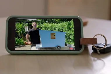 How to make a portable phone holder keyring
