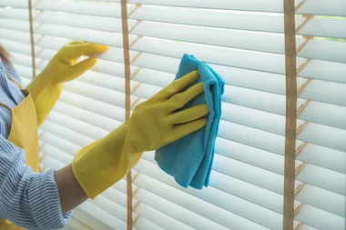 Clever dust collector will clean your Venetian blinds in half the time