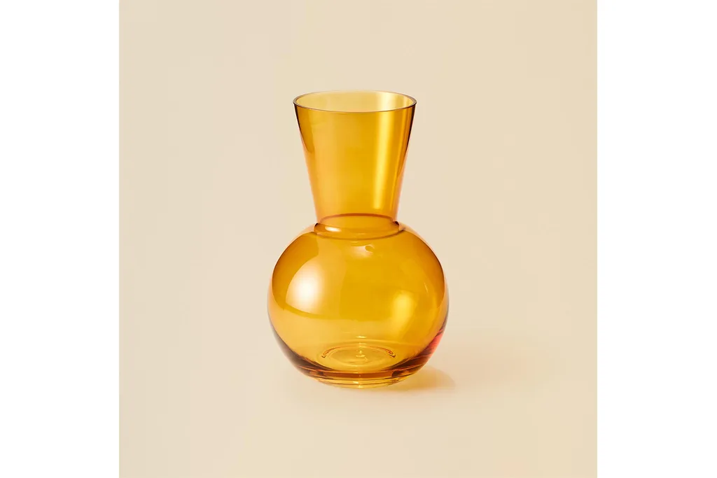 Openook Glass Bubble Vase - Yellow