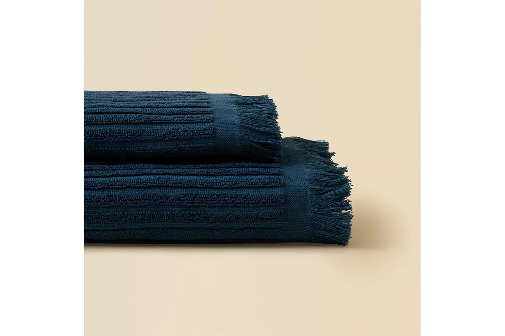 Openook Kassi Stripe Bath Towel - Tapestry, $15