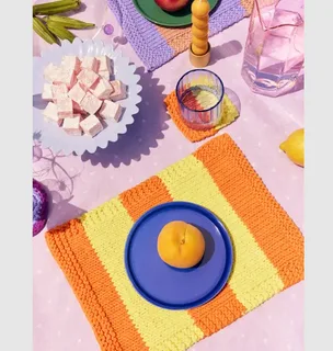 Cardigang Ollie Tableware &ndash; 2 Placemats With Matching Coasters