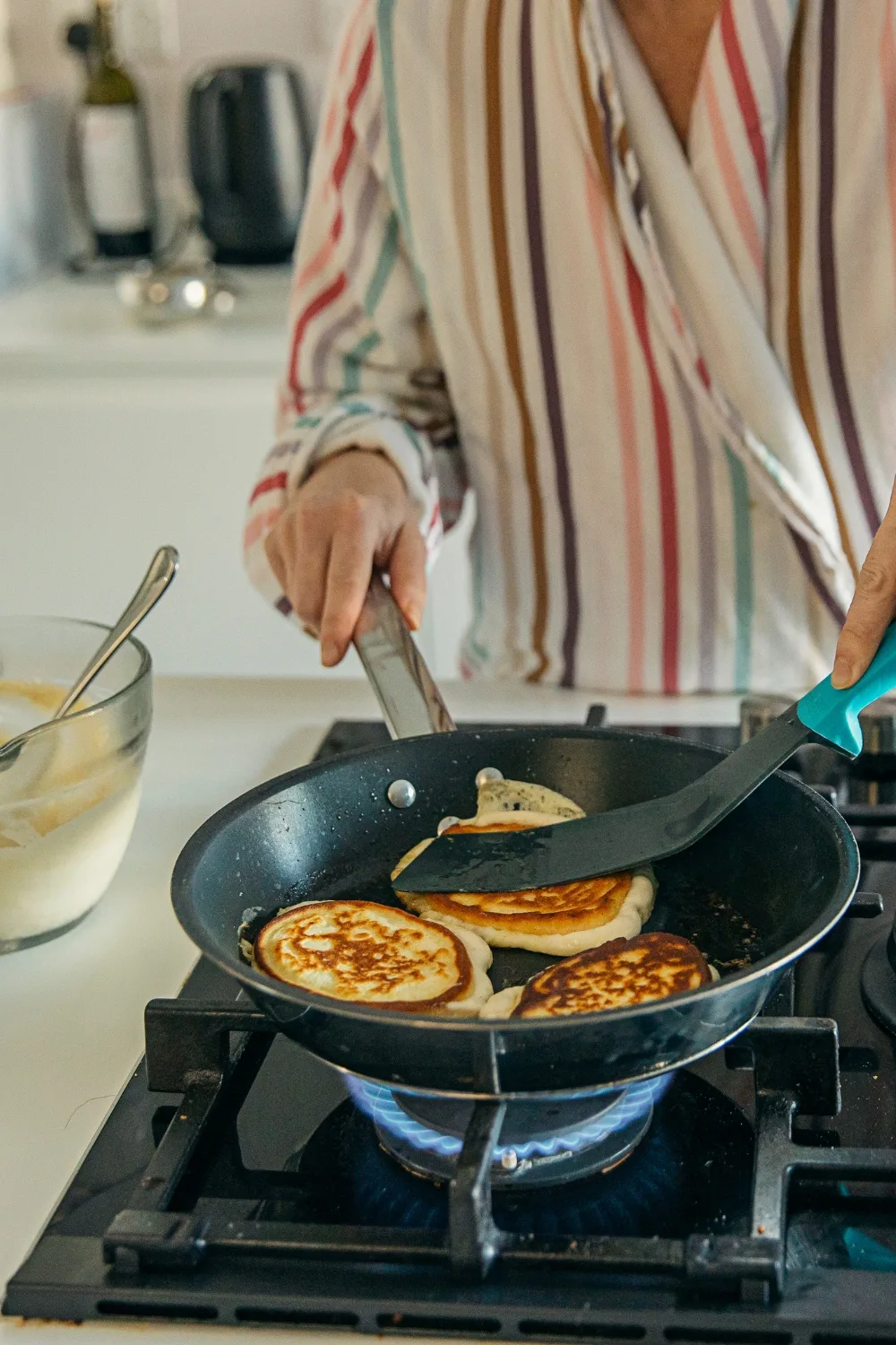 Ice-cube tray pancake hack