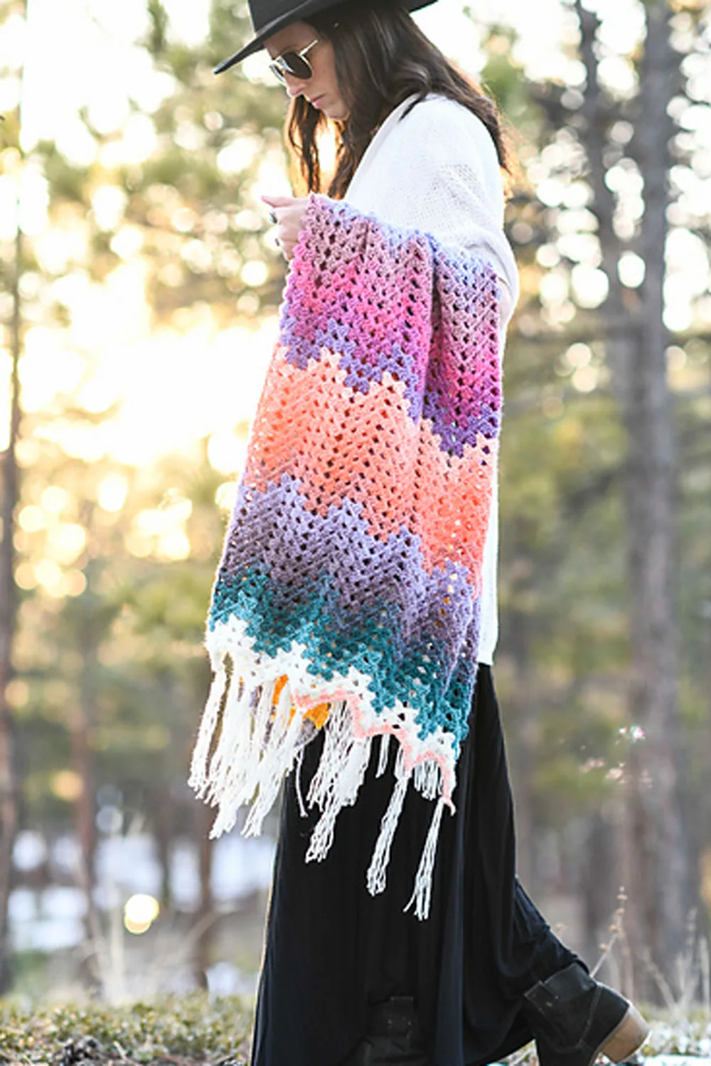 free crochet patterns sundance throw
