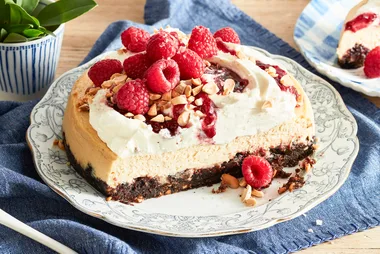 One-pot PBJ cheesecake