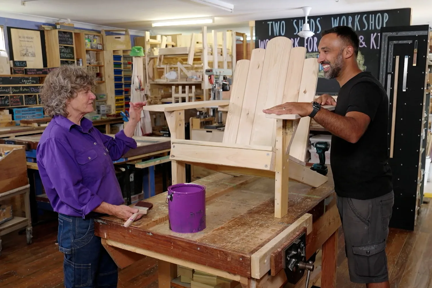 Adam meets Jo Saccomani from Two Sheds Workshop