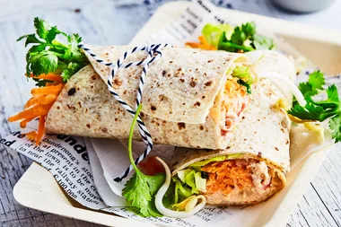 Tuna and sweet chilli wrap