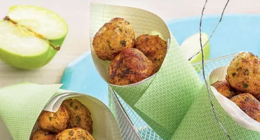Chicken and apple balls