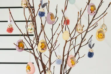 How to make hanging egg nests