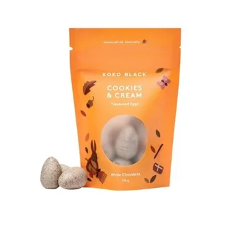 Koko Black Cookies and Cream White Chocolate Treasured Eggs 110g