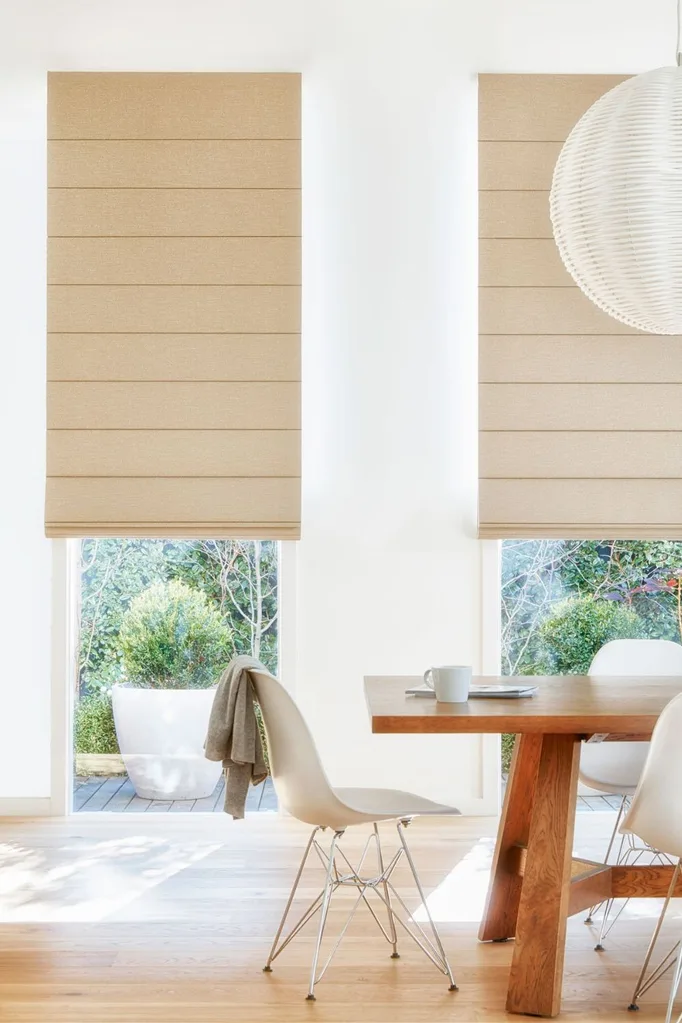 Block-out blinds give you total control over light and privacy.