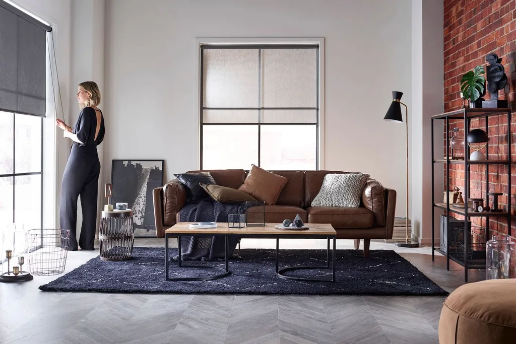 Roller blinds are a timeless option.