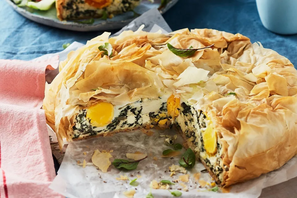 Easter Egg Pie With Silverbeet And Ricotta Recipe Recipe - Better Homes & Gardens Australia