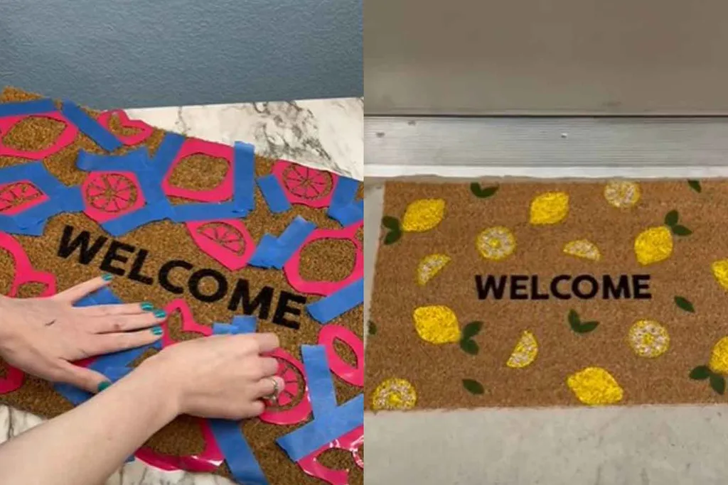 DIY doormat