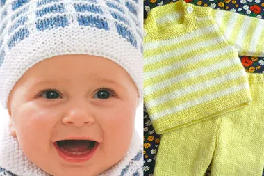 6 adorable free knitting patterns for babies you can download from Patons now