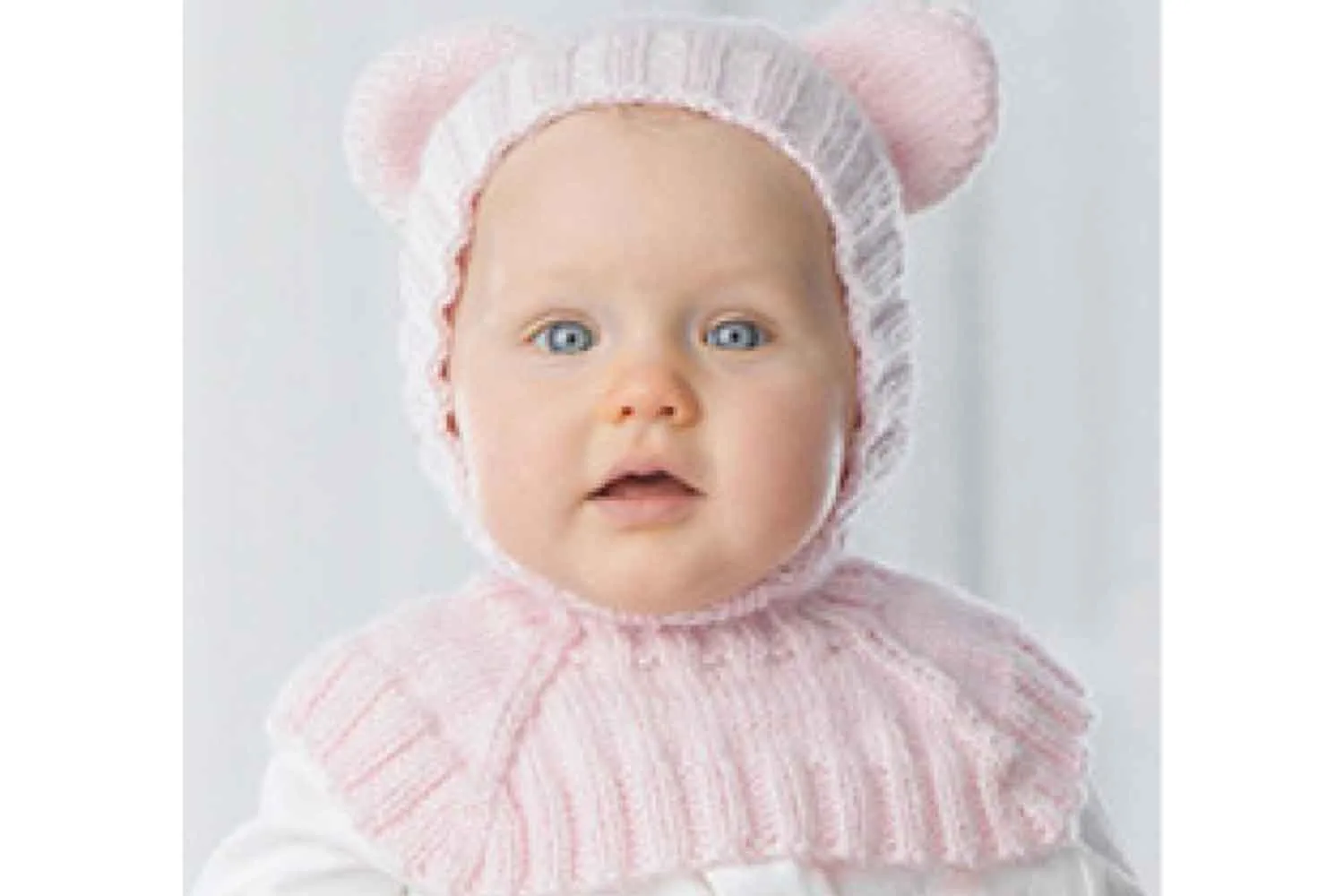 Patons teddy bear balaclava knitting pattern for babies.