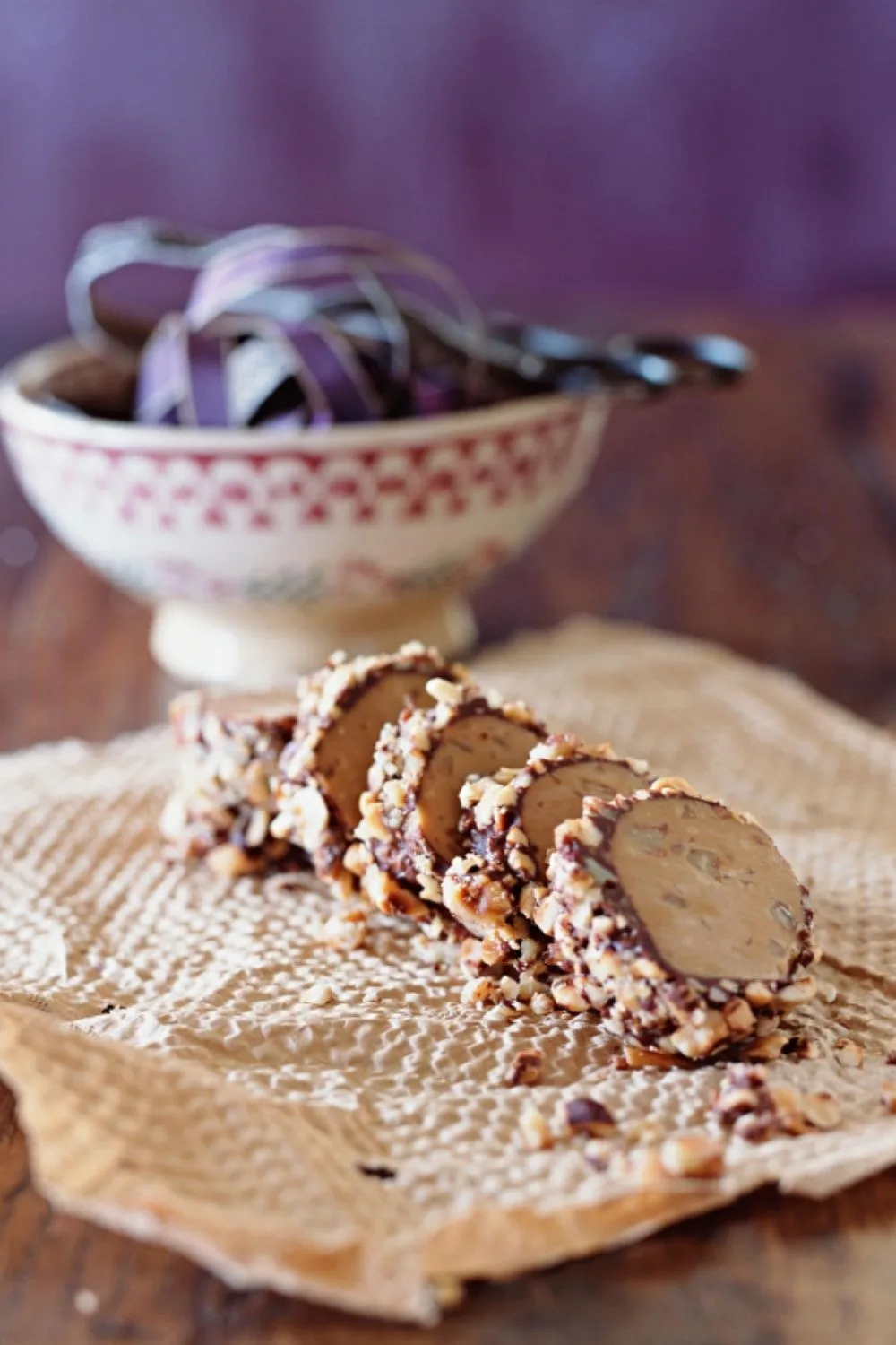 Caramel chocolate fudge rolls