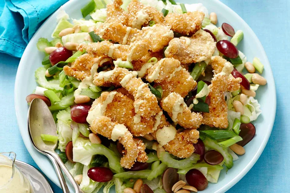 Sesame coronation chicken salad recipe Recipe - Better Homes & Gardens Australia