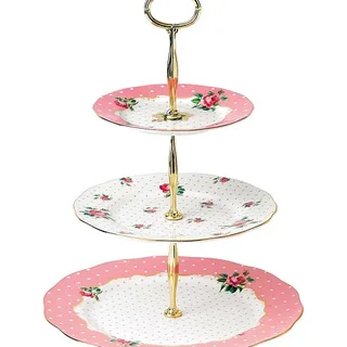 Royal Albert cheeky pink cake stand