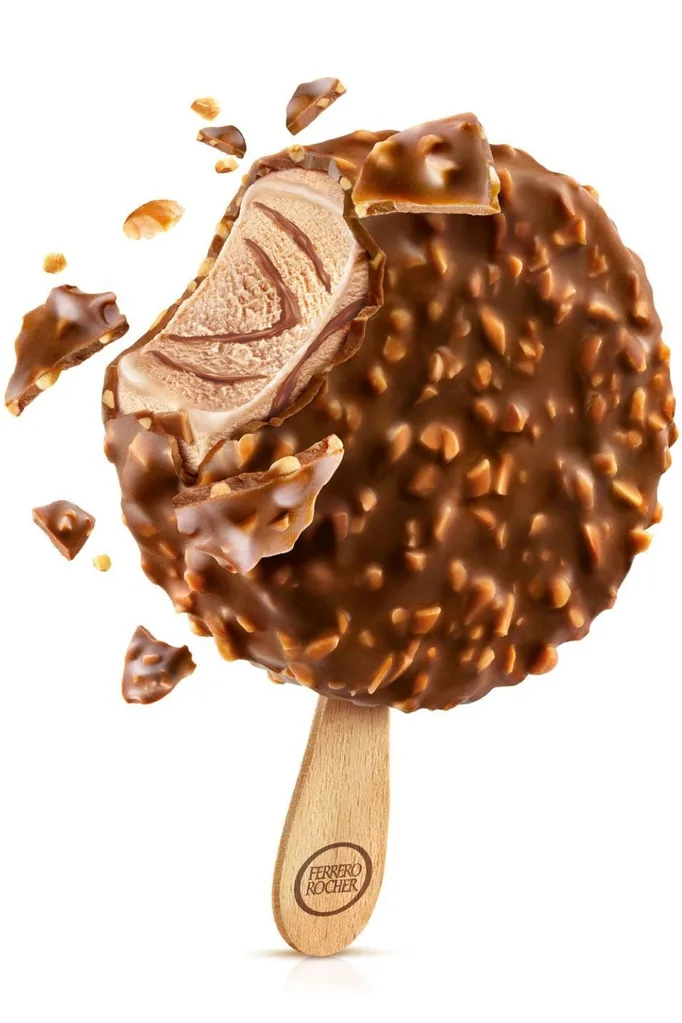 Ferrero Rocher ice-cream