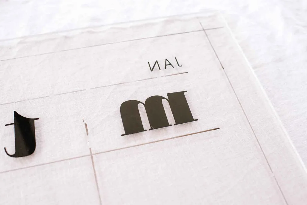 acryclic wall planner with cricut