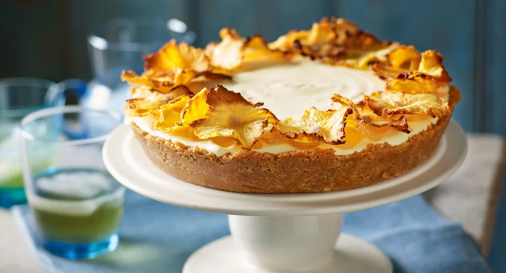 Tropical ginger cheesecake tart - Better Homes & Gardens Australia