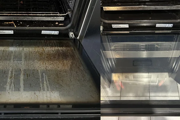 how to clean oven with koh before and after pictures