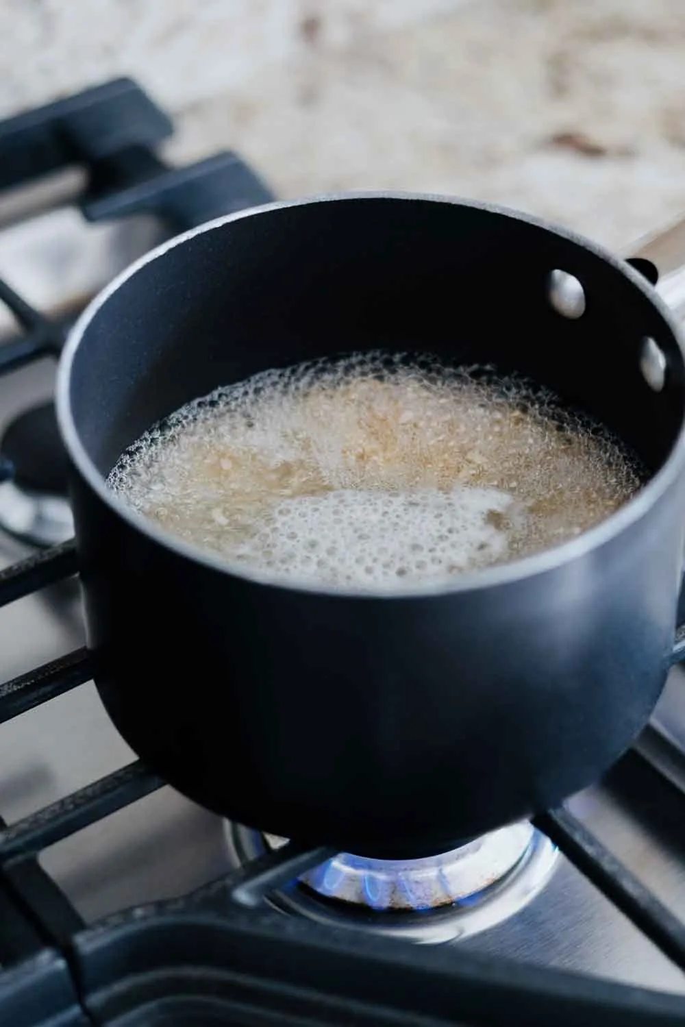 boil and rain method for cooking brown rice