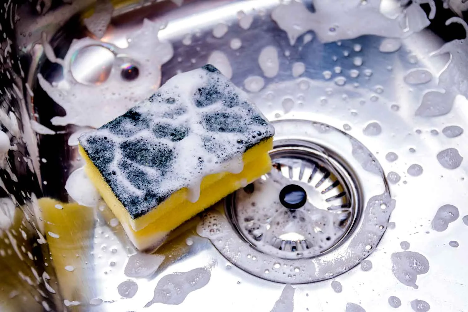 cleaning sink