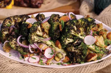 How to barbecue broccoli