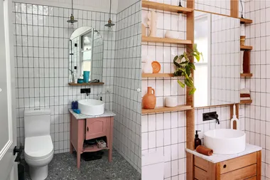 bunnings diy mirror cabinet bathroom