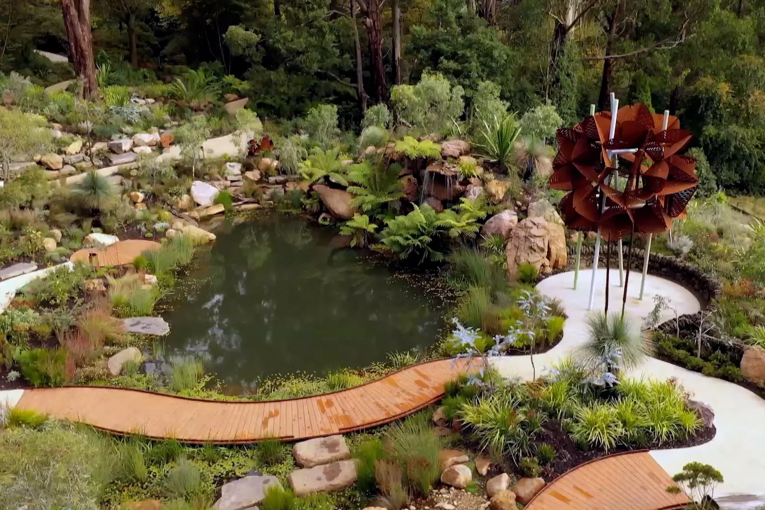 Graham Ross and Charlie Albone visit an award-winning garden in the Dandenong Ranges